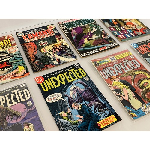 173 - Marvel and DC superhero comics, part of a large collection, Kamandi and Unexpected.

This lot is ava... 