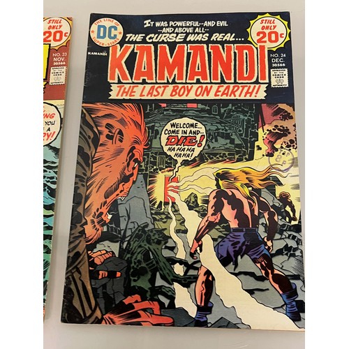 173 - Marvel and DC superhero comics, part of a large collection, Kamandi and Unexpected.

This lot is ava... 