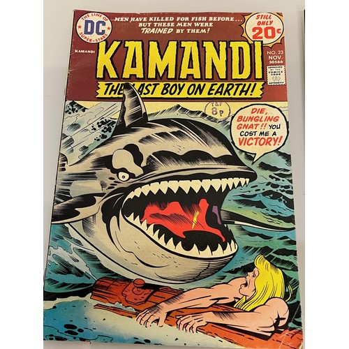 173 - Marvel and DC superhero comics, part of a large collection, Kamandi and Unexpected.

This lot is ava... 