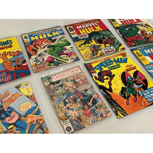 174 - Marvel and DC superhero comics, part of a large collection, Flintstones  Hulk, Batman and Spiderman.... 