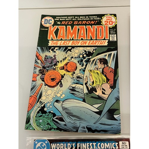 175 - Marvel and DC superhero comics, part of a large collection, Kamandi, Superman, and Bat Man

This lot... 