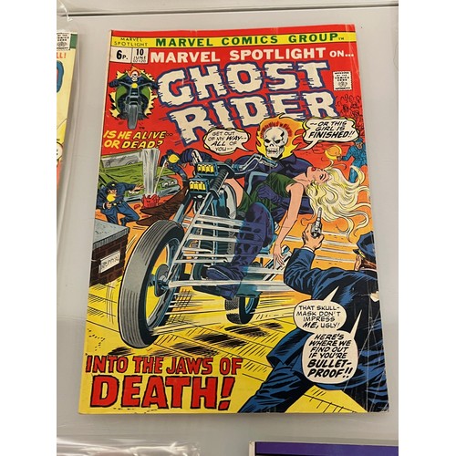 177 - Marvel and DC superhero comics, part of a large collection, Ghost Rider.

This lot is available for ... 