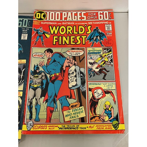 178 - Marvel and DC superhero comics, part of a large collection, Weird War, Worlds Finest, Batman, Swamp ... 