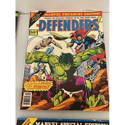 180 - Marvel and DC superhero comics, part of a large collection, The Hulk, The Defenders and Star Wars.

... 