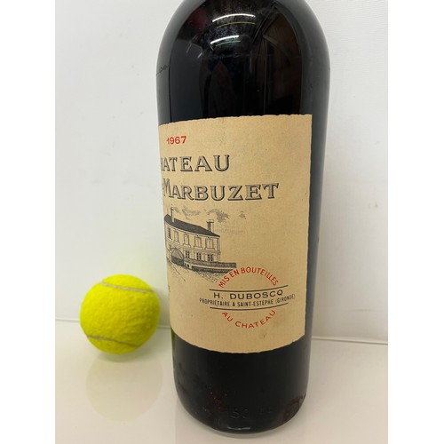 183 - Vintage fine wines, a magnum of 1967 Chateau Haut Marbuzet.

This lot is available for in-house ship... 