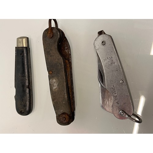 187 - Three military pocketknives.

This lot is available for in-house packing and shipping