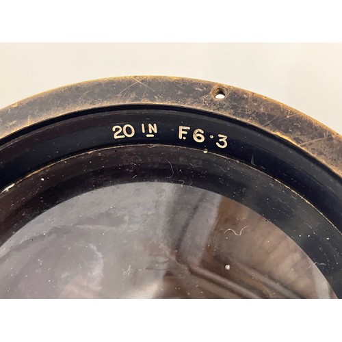 190 - Militaria, a large camera lens with military markings , 6 inches in diameter.


This lot is availabl... 