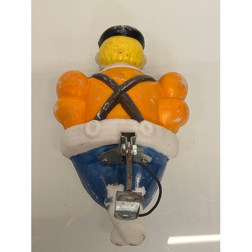 210 - Michelin truck driver illuminated mascot, rare to find an early painted example.


This lot is avail... 