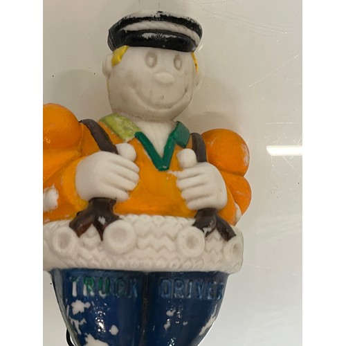 210 - Michelin truck driver illuminated mascot, rare to find an early painted example.


This lot is avail... 