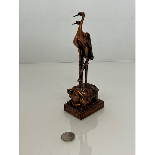 212 - Bronze Chinese sculpture Return of the Cranes, 22 cm high.


This lot is available for in-house pack... 