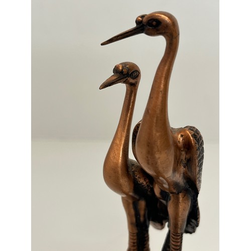 212 - Bronze Chinese sculpture Return of the Cranes, 22 cm high.


This lot is available for in-house pack... 