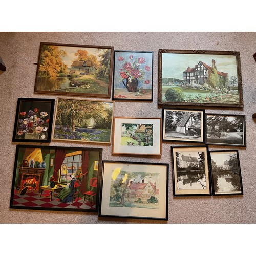 236 - A collection of framed pictures etc.

This lot is available for in-house shipping