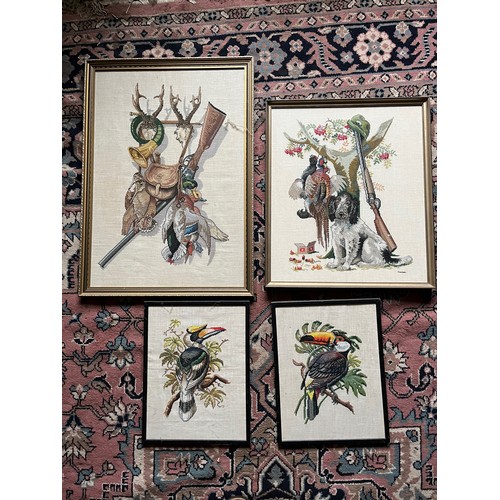 239 - Four framed tapestry pictures.

This lot is collection only