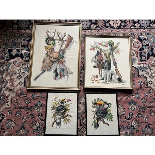 239 - Four framed tapestry pictures.

This lot is collection only