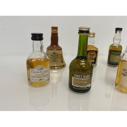 240 - Collection of miniature spirit bottles, Malt and Blended Whisky, Rum, Brandy Gin etc.

This lot is a... 