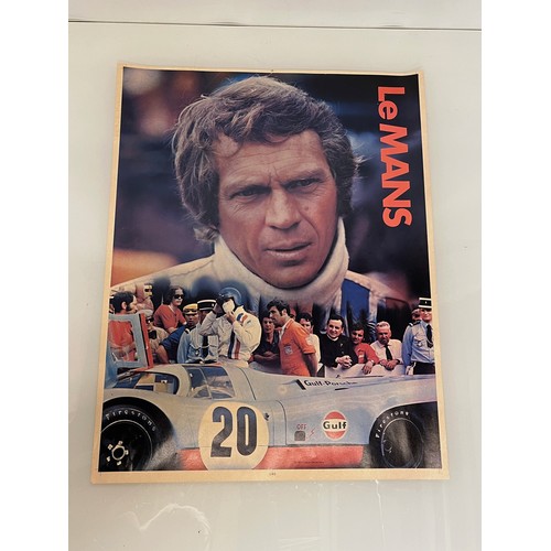 273 - Steve McQueen Le Mans poster, period promotional example from 1971, 56 cm x 48 cm.

This lot is avai... 