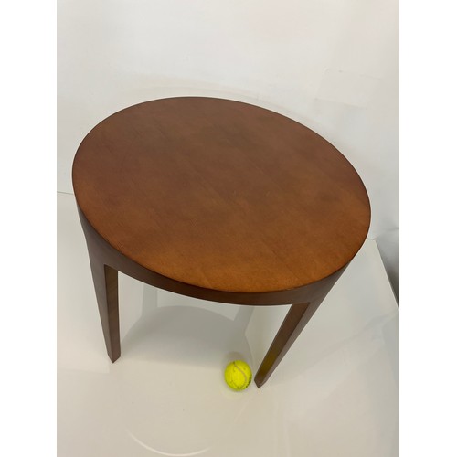 274 - Designer furniture, circular topped side table by the American maker Bernhardt Design.  53 cm in dia... 