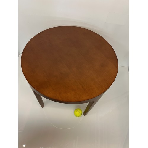 274 - Designer furniture, circular topped side table by the American maker Bernhardt Design.  53 cm in dia... 