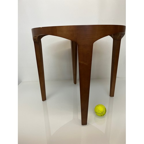 274 - Designer furniture, circular topped side table by the American maker Bernhardt Design.  53 cm in dia... 