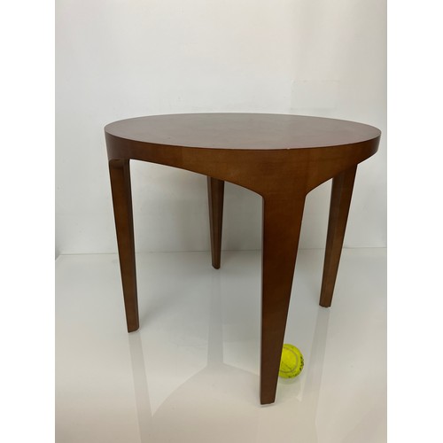 274 - Designer furniture, circular topped side table by the American maker Bernhardt Design.  53 cm in dia... 