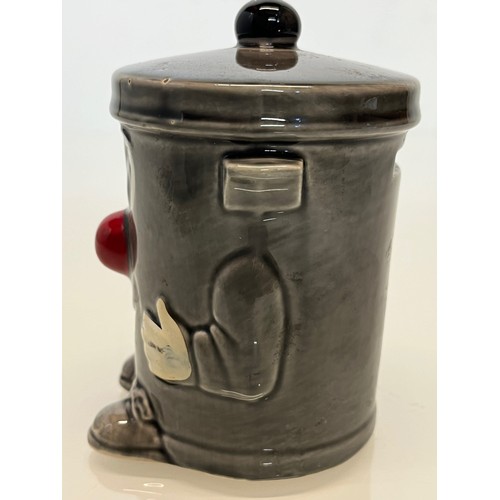 485 - A dusty Bin ceramic money box.

This lot is available for in-house packing & shipping