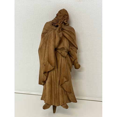 488 - A nicely detailed carved hardwood figure.


This lot is available for in-house packing & shipping