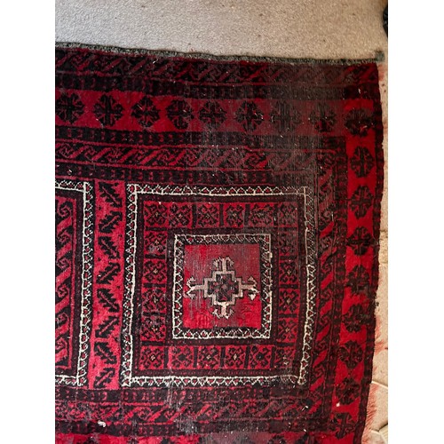 491 - Floor rug with a red ground.


This lot is available for in-house packing & shipping