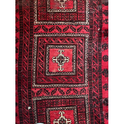 491 - Floor rug with a red ground.


This lot is available for in-house packing & shipping