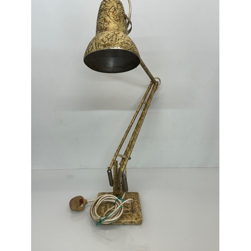 43 - Mid-century furnishing, lighting, a Herbert Terry angle poise desk lamp, with a scumbled paint finis... 