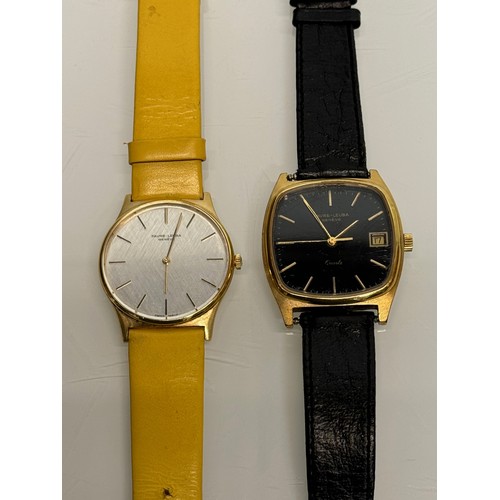 13 - Two Favre Leuba gents wrist watches.

This lot is available for in-house shipping