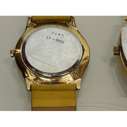 13 - Two Favre Leuba gents wrist watches.

This lot is available for in-house shipping