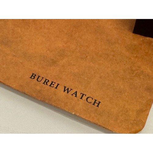 17 - Gent’s wristwatch, a Burei watch in original box with packing.

This lot is available for in-house s... 