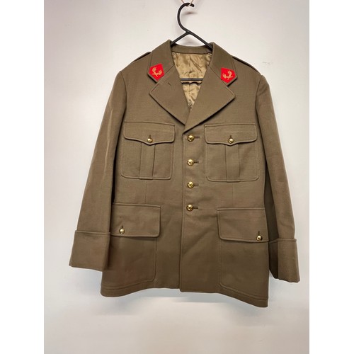 105 - Vintage clothing, French military work wear, two uniform jackets.

This lot is available for in-hous... 