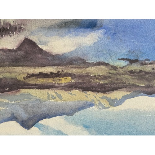 194 - Painting Scotish highland scene. From collection of paintings from the studio of Cambridge artist Jo... 