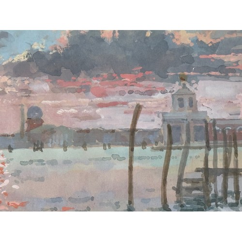 200 - Painting Venice Italy. From a collection of paintings from the studio of Cambridge artist John Shead... 