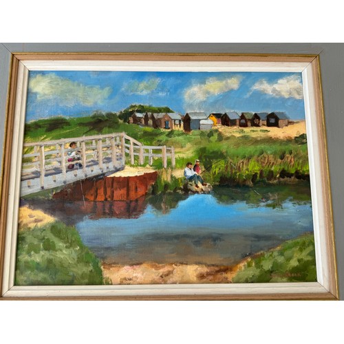 206 - Painting Southwold Suffolk. From a collection of paintings from the studio of Cambridge artist John ... 