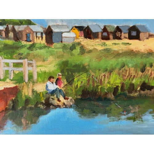 206 - Painting Southwold Suffolk. From a collection of paintings from the studio of Cambridge artist John ... 