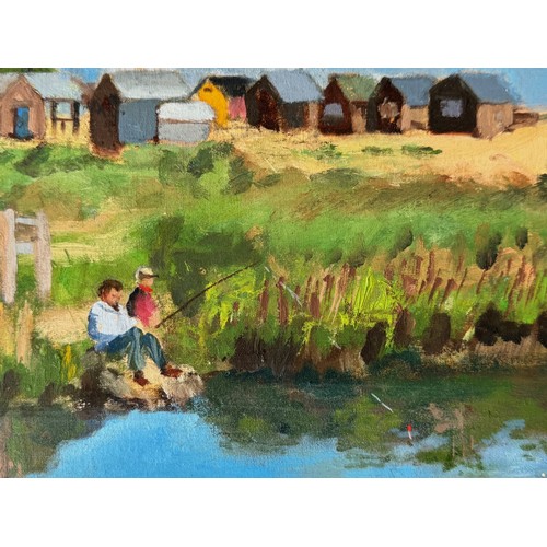 206 - Painting Southwold Suffolk. From a collection of paintings from the studio of Cambridge artist John ... 