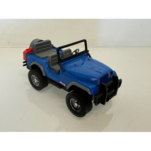 331 - Toys, a wooden Willys and two plastic model Jeeps.

This lot is available for in-house shipping