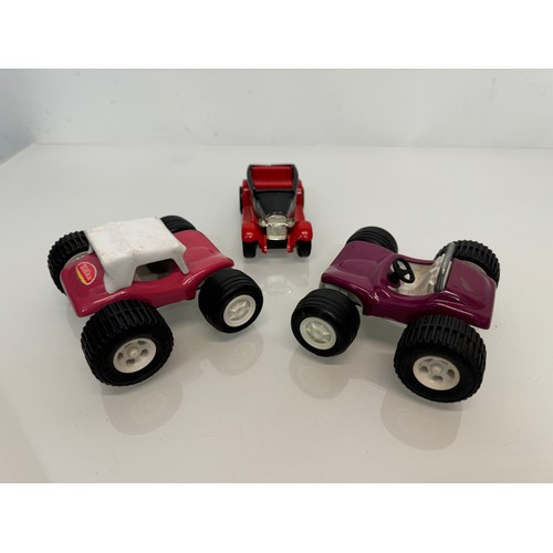 148 - Tonka Toys, two beach buggies and a Model A Ford.

This lot is available for in-house shipping