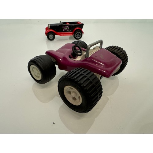 148 - Tonka Toys, two beach buggies and a Model A Ford.

This lot is available for in-house shipping