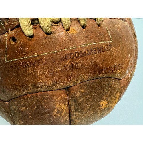 149 - Vintage leather football.

This lot is available for in-house shipping