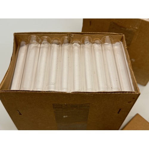 150 - Two boxes of New Old Stock scientific glass-wares, 170 glass test tubes.

This lot is available for ... 