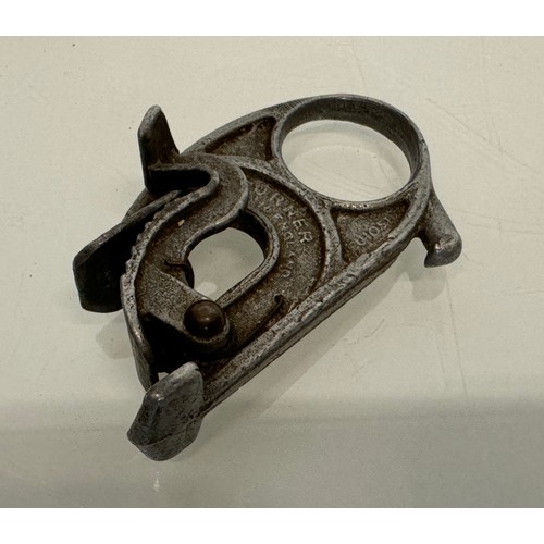 152 - Edwardian era cycling collectable, a cast skirt clip by Turner.

This lot is available for in-house ... 