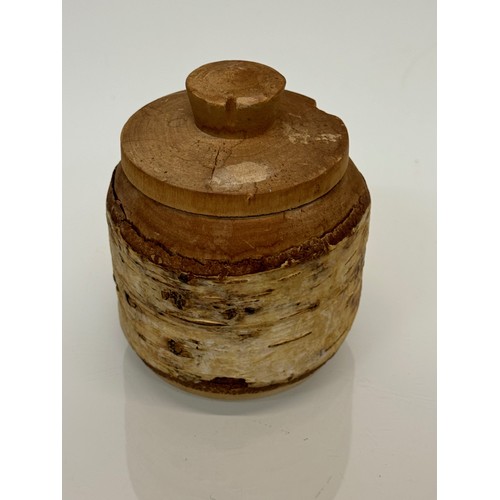 161 - Decorative treen storage pots, 8 in all.

This lot is available for in-house shipping