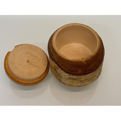 161 - Decorative treen storage pots, 8 in all.

This lot is available for in-house shipping