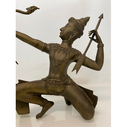 142 - Nicely detailed cast figure Indian God Rama, 32 cm high.

This lot is available for in-house shippin... 