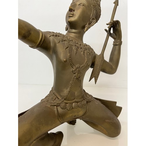 142 - Nicely detailed cast figure Indian God Rama, 32 cm high.

This lot is available for in-house shippin... 