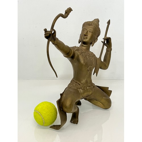 142 - Nicely detailed cast figure Indian God Rama, 32 cm high.

This lot is available for in-house shippin... 