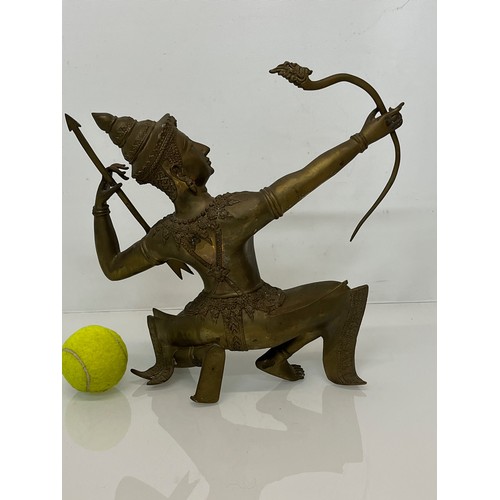 142 - Nicely detailed cast figure Indian God Rama, 32 cm high.

This lot is available for in-house shippin... 